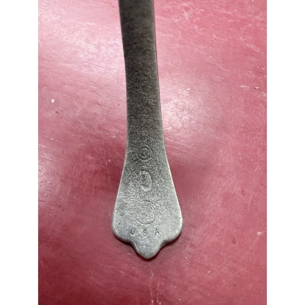 Vintage Pewter Carson Co. Freeport‎ PA Soup Scoop Made in USA 1930's